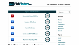 What Fishfinders.info website looked like in 2020 (3 years ago)