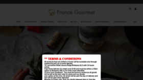What Francegourmet.com.au website looked like in 2020 (3 years ago)