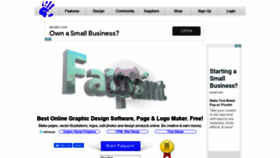 What Fatpaint.com website looked like in 2020 (3 years ago)