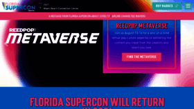 What Floridasupercon.com website looked like in 2020 (3 years ago)
