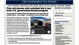 What Freegovernmentcellphones.net website looked like in 2020 (3 years ago)