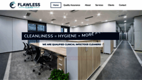 What Flawlessclean.com.au website looked like in 2020 (3 years ago)