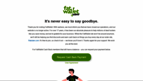 What Fatwallet.com website looked like in 2020 (3 years ago)