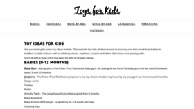 What Fun-kids-toys.com website looked like in 2020 (3 years ago)