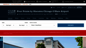 What Fourpointschicagoohareairport.com website looked like in 2020 (3 years ago)