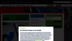 What Freenet.de website looked like in 2020 (3 years ago)
