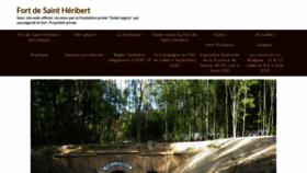 What Fortsaintheribert.be website looked like in 2020 (3 years ago)