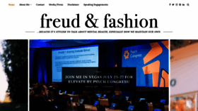 What Freudandfashion.com website looked like in 2020 (3 years ago)