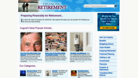 What Financingretirement.co.uk website looked like in 2020 (3 years ago)