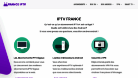 What Franceiptv.fr website looked like in 2020 (3 years ago)