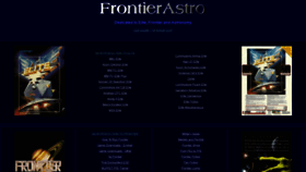What Frontierastro.co.uk website looked like in 2020 (3 years ago)
