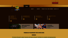What Friendsofwarriorspathstatepark.com website looked like in 2020 (3 years ago)