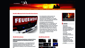 What Feuerwehr-kaiserslautern.de website looked like in 2020 (3 years ago)