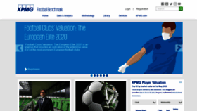 What Footballbenchmark.com website looked like in 2020 (3 years ago)