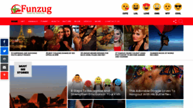 What Funzug.com website looked like in 2020 (3 years ago)