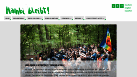 What Foretdehambach.org website looked like in 2020 (3 years ago)