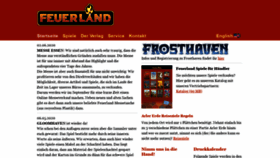 What Feuerland-spiele.de website looked like in 2020 (3 years ago)