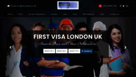 What Firstvisas.co.uk website looked like in 2020 (3 years ago)