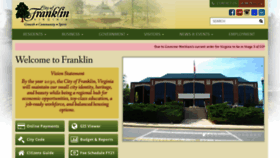 What Franklinva.com website looked like in 2020 (3 years ago)