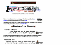 What Fontmonkey.com website looked like in 2020 (3 years ago)
