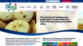 What Foodafactoflife.org.uk website looked like in 2020 (3 years ago)