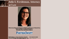 What Fershtmanlaw.com website looked like in 2020 (3 years ago)