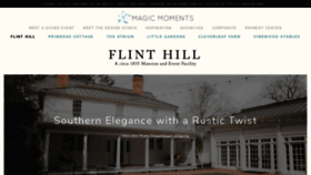 What Flinthill.com website looked like in 2020 (3 years ago)