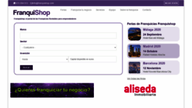What Franquishop.com website looked like in 2020 (3 years ago)