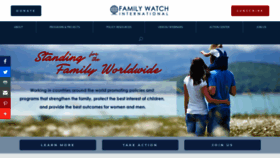 What Familywatch.org website looked like in 2020 (3 years ago)
