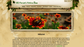 What Floridasnativebees.com website looked like in 2020 (3 years ago)