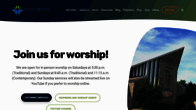 What Firsttrinity.com website looked like in 2020 (3 years ago)