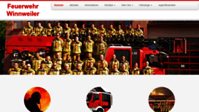 What Feuerwehr-winnweiler.de website looked like in 2020 (3 years ago)
