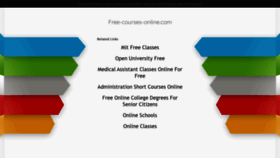 What Free-courses-online.com website looked like in 2020 (3 years ago)