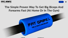 What Fatgripz.com website looked like in 2020 (3 years ago)
