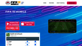 What Fifa19mobile.club website looked like in 2020 (3 years ago)