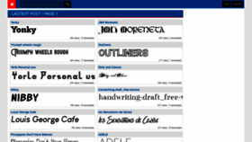 What Fontsdata.com website looked like in 2020 (3 years ago)