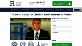 What Floridadefenders.com website looked like in 2020 (3 years ago)