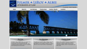 What Fulmerleroy.com website looked like in 2020 (3 years ago)