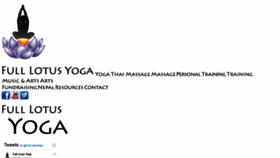 What Fulllotusyoga.com website looked like in 2020 (3 years ago)