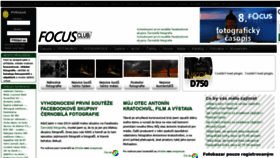 What Focusclub.cz website looked like in 2020 (3 years ago)