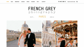 What Frenchgreyphotography.com website looked like in 2020 (3 years ago)
