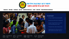 What Fea.qnu.edu.vn website looked like in 2020 (3 years ago)