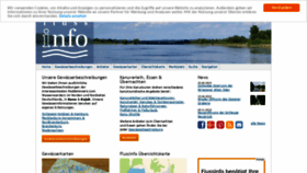 What Flussinfo.net website looked like in 2020 (3 years ago)