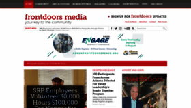 What Frontdoorsnews.com website looked like in 2020 (3 years ago)