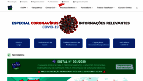 What Faepa.br website looked like in 2020 (3 years ago)