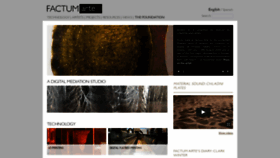 What Factum-arte.com website looked like in 2020 (3 years ago)