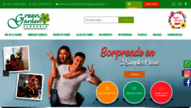 What Floreriagreengarden.cl website looked like in 2020 (3 years ago)