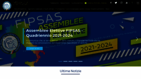 What Fipsas.it website looked like in 2020 (3 years ago)