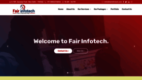 What Fairinfotech.com website looked like in 2020 (3 years ago)