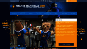 What Francehandball2017.com website looked like in 2020 (3 years ago)